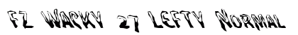 FZ WACKY 27 LEFTY Normal font free download