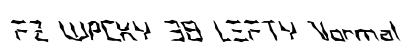FZ WACKY 38 LEFTY Normal Font FZ WACKY 38 LEFTY Normal Font Preview