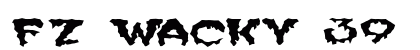 FZ WACKY 39 EX Normal font free download