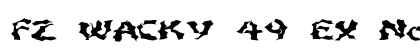 FZ WACKY 49 EX Normal font free download