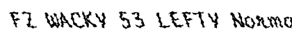 FZ WACKY 53 LEFTY Normal font free download