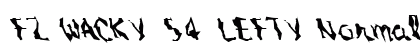 FZ WACKY 54 LEFTY Normal font free download