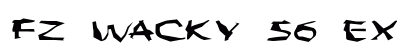 FZ WACKY 56 EX Normal font free download