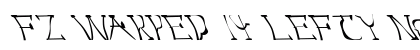 FZ WARPED 14 LEFTY Normal font free download