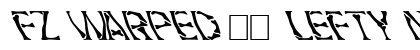 FZ WARPED 21 LEFTY Normal Font Preview