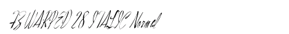 FZ WARPED 28 ITALIC Normal font free download