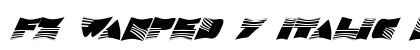 FZ WARPED 7 ITALIC Normal font free download