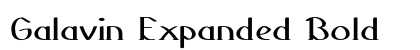 Galavin Expanded Bold Preview