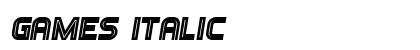 Games Italic preview Games Italic preview