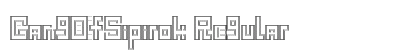 GangOfSipirok Regular Font Preview