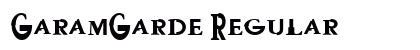GaramGarde Regular font free download