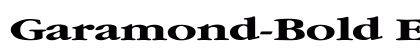 Garamond-Bold Ex Regular font free download