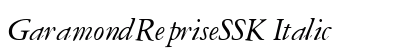 GaramondRepriseSSK Italic font free download