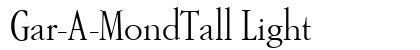 Gar-A-MondTall Light Preview