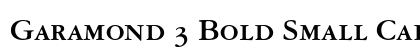 Garamond 3 Bold Small Caps &amp; Old Style Figures font free download