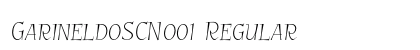 GarineldoSCNo01 Regular (OpenType) Font Preview