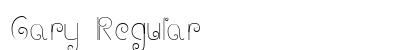 Gary Regular Font Gary Regular Font Preview