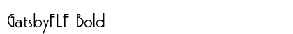 GatsbyFLF Bold font free download