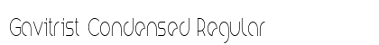 Gavitrist Condensed Regular font free download