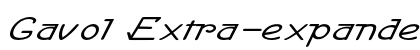 Gavol Extra-expanded Bold Preview