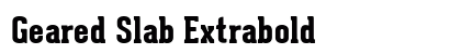 Geared Slab Extrabold preview