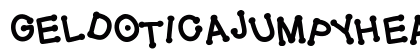 GelDoticaJumpyHeavy Heavy font free download