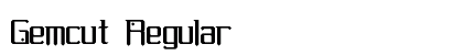 Gemcut Regular Font Preview