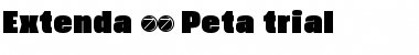 Extenda Trial 70 Peta Font