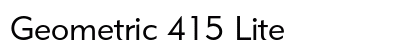 Geometric 415 Lite Preview