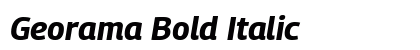 Georama Bold Italic Preview