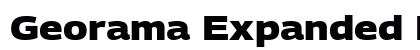 Georama Expanded ExtraBold Regular Preview