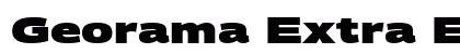 Georama Extra Expanded Black Regular Preview