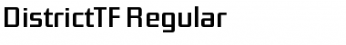 DistrictTF-Regular Regular Font