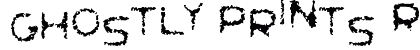 Ghostly Prints Regular font free download