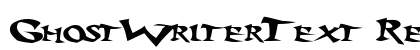 GhostWriterText Regular Preview
