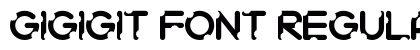 Gigigit Font Regular Font Preview