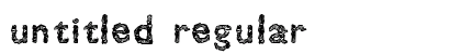 Untitled Regular font free download