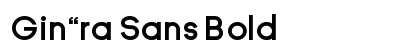Gin￿ra Sans Bold Preview