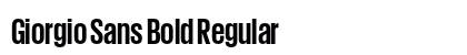 Giorgio Sans Bold Regular Preview