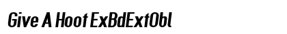 Give A Hoot ExBdExtObl Preview
