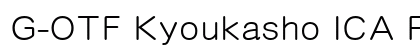 G-OTF Kyoukasho ICA Pro R font free download