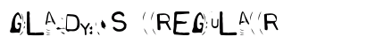 GLADYS Regular Font Preview