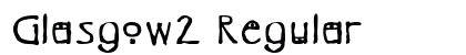Glasgow2 Regular font free download