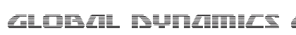 Global Dynamics Gradient Regular font free download