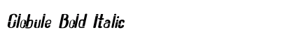 Globule Bold Italic font free download