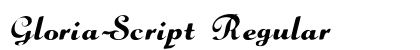Gloria-Script Regular font free download