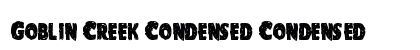 Goblin Creek Condensed Condensed font free download