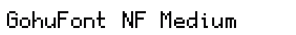 GohuFont NF Medium Preview