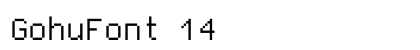 GohuFont 14 font free download