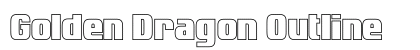 Golden Dragon Outline font free download
